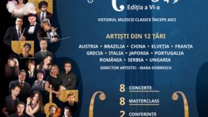 Focșani, 5-14 septembrie 2025 Festivalul Internațional Classic for Teens ediția a 6-a