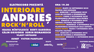 TURNEU „INTERIOARE / ROCK’N’ROLL” – ALEXANDRU ANDRIEȘ