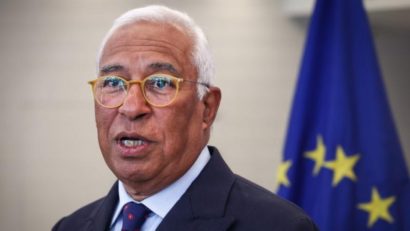 Preşedintele Consiliului European, António Costa, este primit de preşedintele Nicuşor Dan la Palatul Cotroceni