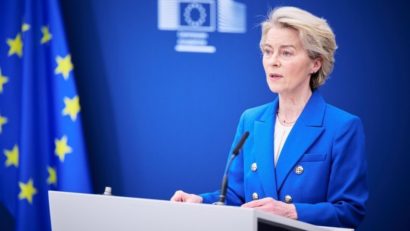 Preşedinta Comisiei Europene, Ursula von der Leyen, a ajuns în România
