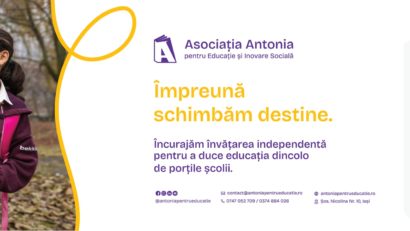 Campania „Împreună pentru educație prin generozitate”. Adelina Târnoveanu, coordonator comunicare și PR, Asociația Antonia pentru Educație și Inovare Socială, în matinal cu Adina Șuhan