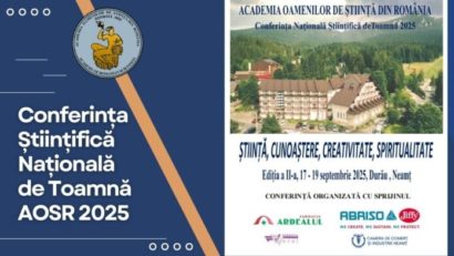 Neamț: Profesori, cercetători, oameni de cultură – la Conferinţa Ştiinţifică Naţională de Toamnă a AOSR