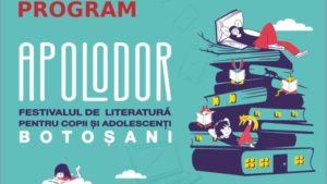 Festivalul Apolodor transformă municipiul Botoșani în capitala literaturii pentru cei mici. Luminița Corneanu, director artistic al evenimentului: ”Miza noastră este puțin mai mare de atât, și anume de a atrage atenția publicului din România asupra importanței cărții, a cititului”