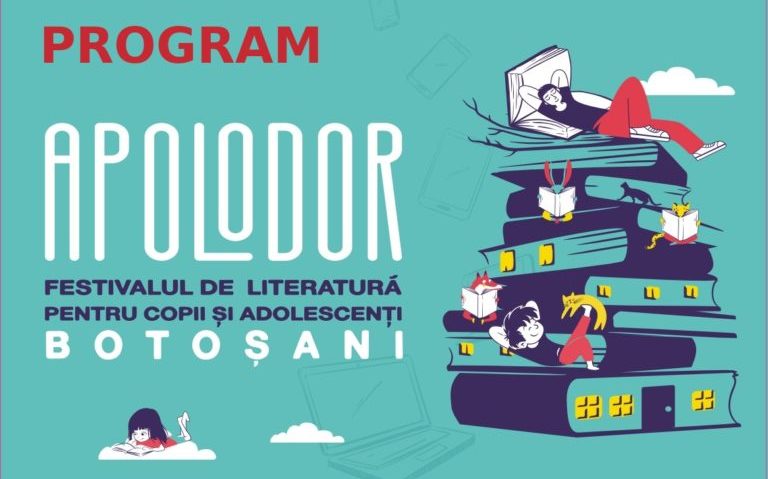 Festivalul Apolodor transformă municipiul Botoșani în capitala literaturii pentru cei mici. Luminița Corneanu, director artistic al evenimentului: ”Miza noastră este puțin mai mare de atât, și anume de a atrage atenția publicului din România asupra importanței cărții, a cititului”