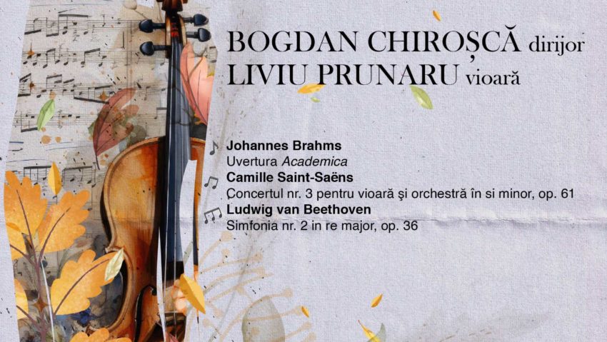 Filarmonica MOLDOVA din Iași vă invită la concertele din 24 și 31 octombrie Filarmonica MOLDOVA din Iași vă invită la concertele din 24 și 31 octombrie