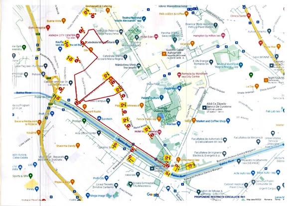 Restricții de circulație pentru organizarea spectacolului din închiderea Sărbătorilor Iașului Restricții de circulație pentru organizarea spectacolului din închiderea Sărbătorilor Iașului