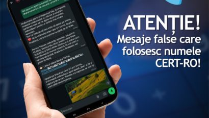 DNSC avertizează asupra unei tentative de fraudă,prin apeluri false în numele unor instituţii sau autorităţi