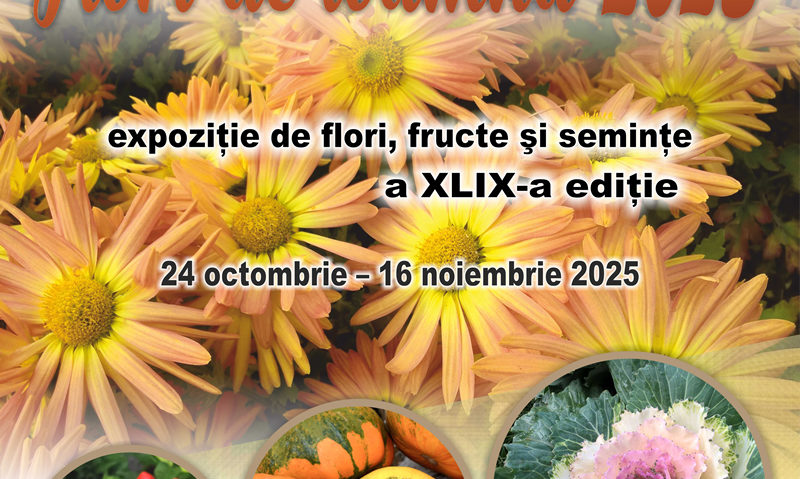 Grădina Botanică „Anastasie Fătu” Iași: Expoziţia de flori, fructe şi seminţe „Flori de toamnă 2025” Grădina Botanică „Anastasie Fătu” Iași: Expoziţia de flori, fructe şi seminţe „Flori de toamnă 2025”