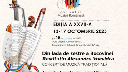 Concertul „Din lada de zestre a Bucovinei” în Aula Magna a Universității Tehnice din Iași