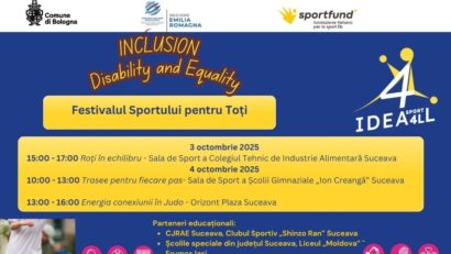 Festivalul IDEAL Sport4All aduce la Suceava două zile de sport, incluziune și experiențe care schimbă perspectiva