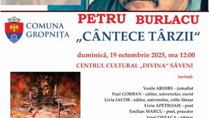 Lansare de carte, Petru Burlacu – ”Cântece Târzii”. Bună Dimineața cu George Marici