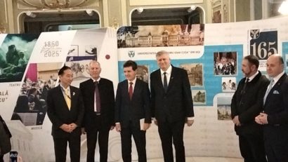 (AUDIO) Iași: Președintele României, Nicușor Dan, prezent la ceremonia aniversară a universităților „Alexandru Ioan Cuza” și „George Enescu”