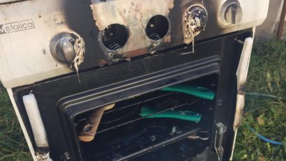 NEAMȚ: Asigurare măsuri PSI în comuna Români la o explozie neurmată de incendiu