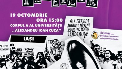 Marşul anual „Împreună pentru siguranţa femeilor” are loc în mai multe oraşe ale ţării