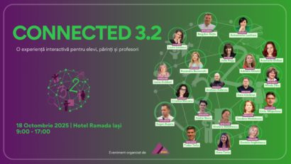ConnectED 3.2 – un eveniment educațional inedit pentru elevi, părinți și profesori, pe 18 octombrie la Iași