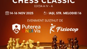 Moldova Open Chess Classic – ediția a IV-a Iași, 14–16 noiembrie 2025 Moldova Open Chess Classic – ediția a IV-a Iași, 14–16 noiembrie 2025