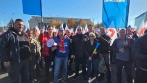 Patru confederații sindicale, unite într-un protest național la București Patru confederații sindicale, unite într-un protest național la București