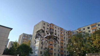 (FOTO) EXPLOZIE într-un bloc din București! S-a activat Planul Roșu de Intervenție