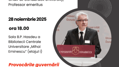 Biblioteca Centrală Universitară „Mihai Eminescu” Iași: „Provocările guvernării democratice în sistemul european”