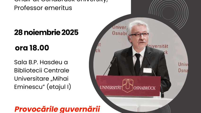Biblioteca Centrală Universitară „Mihai Eminescu” Iași: „Provocările guvernării democratice în sistemul european”