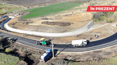 Galaţi: Au fost încheiate lucrările de consolidare a sectorului periculos numit ‘Râpa Morţii’, de pe DJ 251G