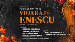 Turneul Național Vioara și Enescu, la Iași (18 noiembrie), Bistrița (20 noiembrie), Deva (21 noiembrie) Gala de Craciun Vioara și Enescu, la Ateneul Român pe 7 decembrie