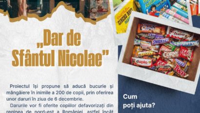 Eveniment caritabil „Dar de Sfântul Nicolae”. Bună Dimineața cu George Marici
