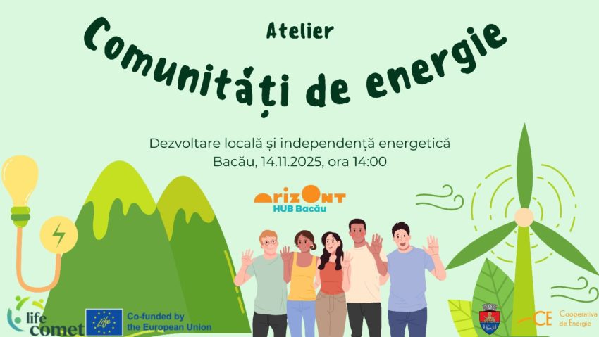 Bacău: Prezentare interactivă, susținută de ”Cooperativa de Energie”