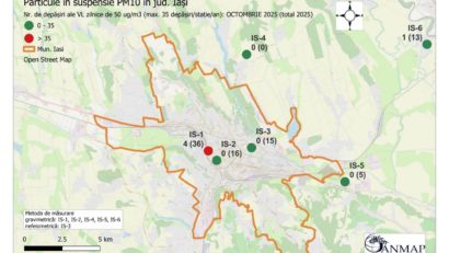 (AUDIO) Noi depășiri ale poluării cu PM10 în Iași