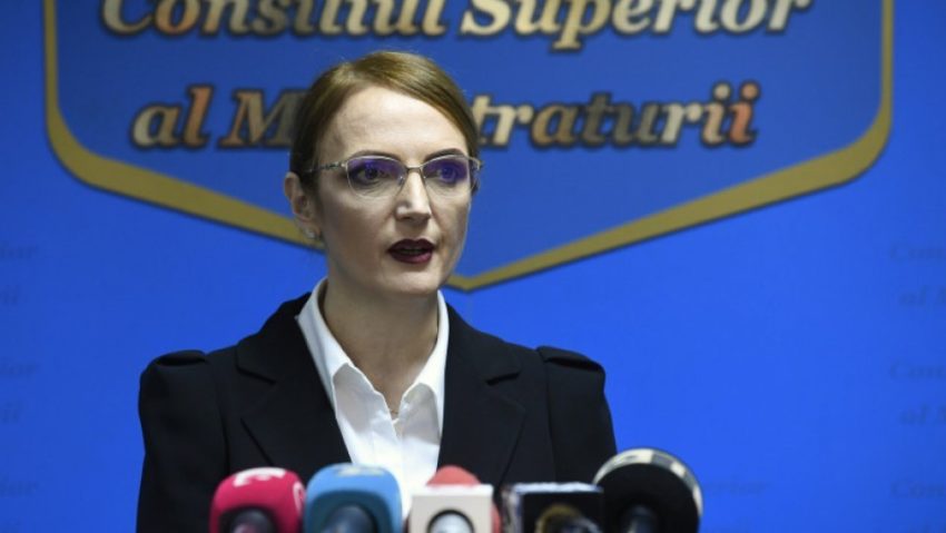 Protest în fața sediului Înaltei Curți de Casație și Justiție