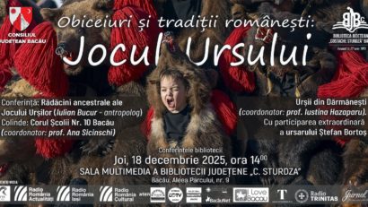 Decembrie efervescent la Biblioteca Județeană Bacău. Bună Dimineața cu Adina Șuhan