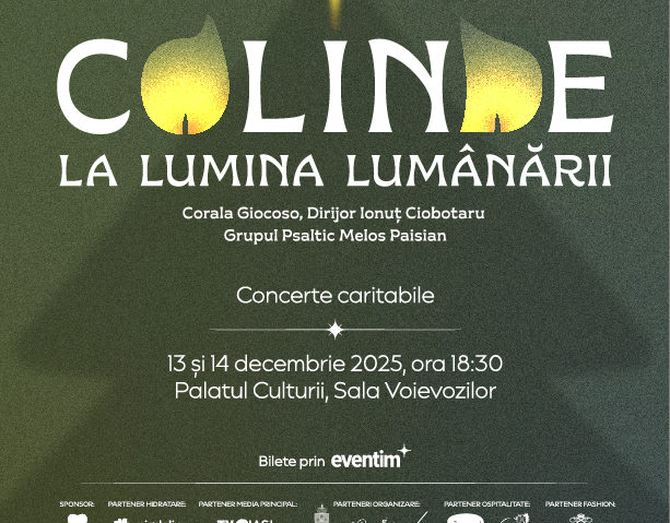 „Colinde la lumina lumânării” –  Concerte caritabile la Palatul Culturii din Iași