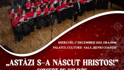 „Astăzi s-a născut Hristos!” – Concert de colinde susținut de Corul Universității Naționale de Arte „George Enescu” Iași