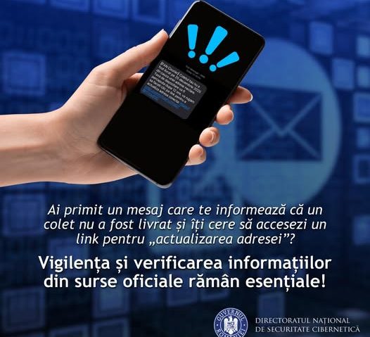 Avertisment şi recomandări ale Directoratului Naţional de Securitate Cibernetică