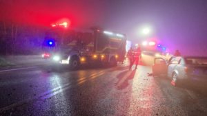 (AUDIO/FOTO) Accident grav, în această dimineață, pe DN 24, pe raza localității Cotu Morii, din județul Iași