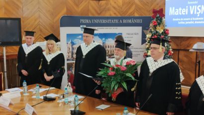 (AUDIO/FOTO) Matei Vișniec, Doctor Honoris Causa al Universității „Alexandru Ioan Cuza” din Iași