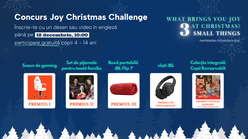 Joy Christmas Challenge – inscrieri deschise pana pe 18 decembrie 2025
