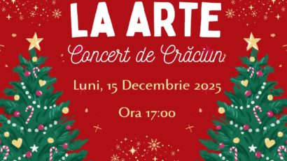 15 dec., 17:00 (transimisie live) Concert de Crăciun – Liceul de Arte Victor Brauner Piatra Neamț