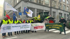 (AUDIO) Protest de amploare la Bruxelles, în ziua summitului UE. Acțiuni violente cu mii de fermieri în stradă
