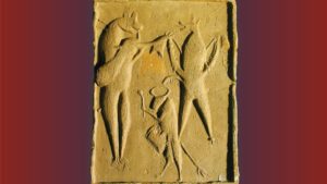 PIESE DE EXCEPȚIE DIN COLECȚIILE MUZEULUI DE ISTORIE A MOLDOVEI „Un cadru de film medieval: Cahla de sobă cu scenă de bestiar”