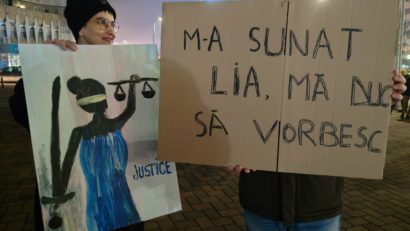 (AUDIO/ FOTO) Iași: Protest pentru independența justiției