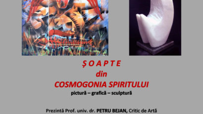 Expoziție de pictură, grafică și sculptură, ȘOAPTE DIN COSMOGONIA SPIRITULUI, Liviu ȘOPTELEA și Cosmin-Mihai IAȚEȘEN