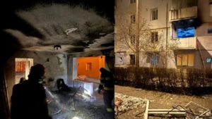 (UPDATE) Bacău: Două persoane se află în stare critică în urma exploziei puternice urmate de un incendiu, produsă într-un bloc din Oneşti