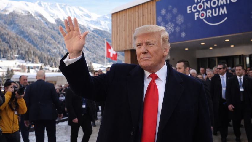 (UPDATE) Donald Trump îşi susţine intervenţia la Forumul Economic Mondial de la Davos