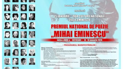 Ziua Culturii Naționale: Programul manifestărilor de la Botoșani-Ipotești