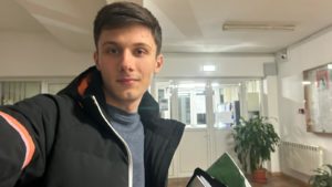 Eduard Iacob, reporter Incubator în „Bună Dimineața”, cu Adina Șuhan