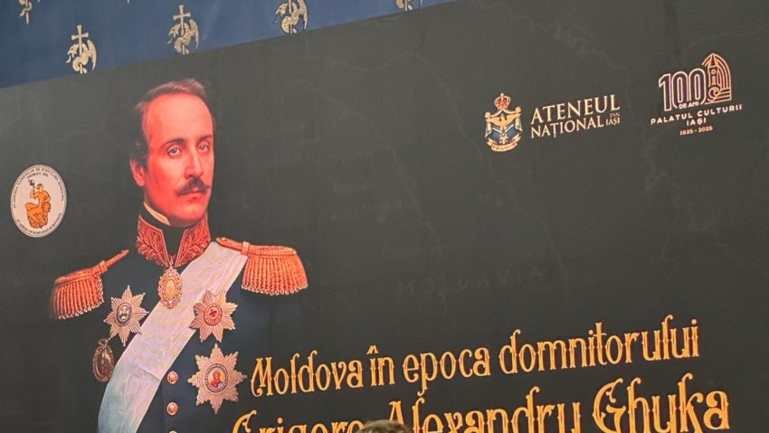(AUDIO) Palatul Culturii din Iași a găzduit, astăzi, conferința „Moldova în epoca domnitorului Grigore Ghica – modernizare și unionism”