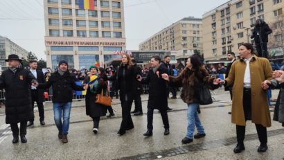 Iași: 3.000 de persoane au celebrat 167 de ani de la Unirea Principatelor, în prezența președintelui Nicușor Dan