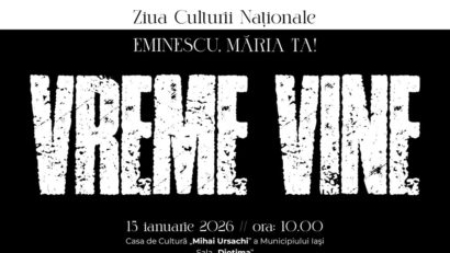 Iași: Evenimente culturale în Copou de Ziua Culturii Naționale și ziua poetului Mihai Eminescu