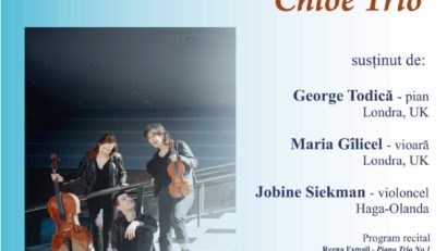 31 ian. 2026, orele 18.00-20.00 Trioul cu pian Chloé, invitată Ionela Butu, la Univers Muzical cu Daniela Vlad